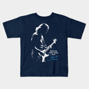 Jaco Pastorius silhouette Kids T-Shirt